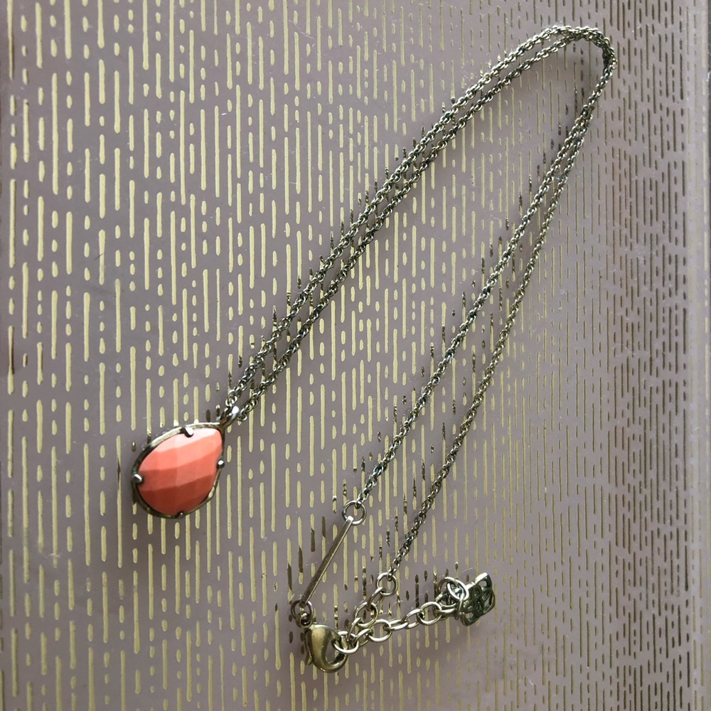 Kendra Scott Kiri Necklace in Coral